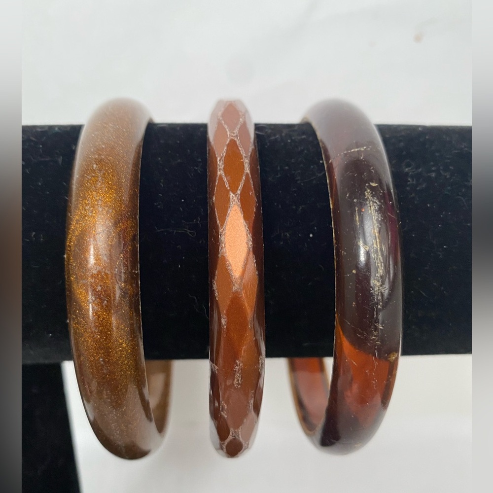 Brown Bangles bracelet Set of 3